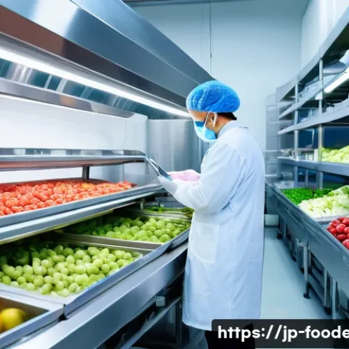 식품가공기술 개요 - **Prompt for Innovative Food Processing for Freshness & Flavor:**
    "A vibrant, high-tech food inn...